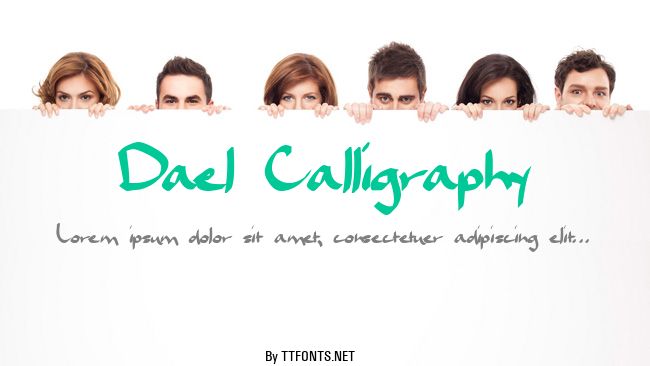 Dael Calligraphy example
